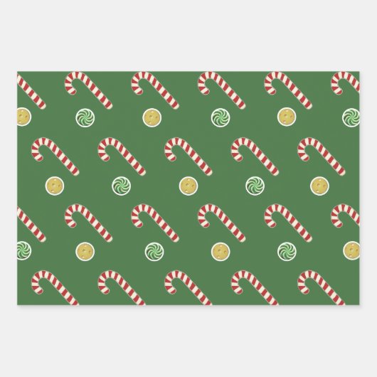 Feuille De Papier Cadeau Cadeau de Noël de Pickleball créatif (Devant 3)