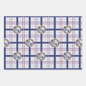 Feuille De Papier Cadeau Cadeau de Noël Louisiane (Devant)