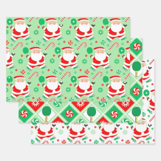 Feuille De Papier Cadeau Cadeau de tennis de table Ping-Pong (Lot)