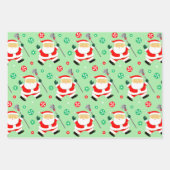 Feuille De Papier Cadeau Cadeau de vacances Lacrosse (Devant)