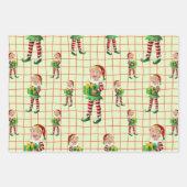 Feuille De Papier Cadeau Cadeau d'un elfe (Devant 3)