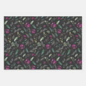 Feuille De Papier Cadeau Cadeau Floral Cute (Devant 3)