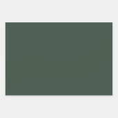 Feuille De Papier Cadeau Cadeau forestier à feuillage persistant (Devant 3)