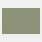 Feuille De Papier Cadeau Cadeau forestier à feuillage persistant (Devant)