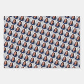 FEUILLE DE PAPIER CADEAU CADEAU KAMALA HARRIS (Devant 3)