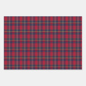 Feuille De Papier Cadeau Cadeau moderne de Noël Plaid (Devant)