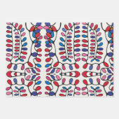 Feuille De Papier Cadeau Cadeau moderne et dynamique (Devant 3)