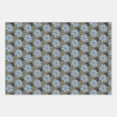 Feuille De Papier Cadeau Cadeau Motif Floral Retro (Devant 2)