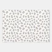 Feuille De Papier Cadeau Cadeau Motif moderne Snow Leopard (Devant)