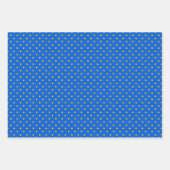 Feuille De Papier Cadeau Cadeau Ukrainien bleu et jaune (Devant 2)