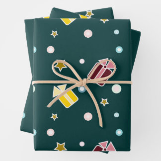 Feuille De Papier Cadeau Cadeaux de Noël
