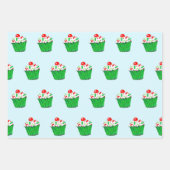 Feuille De Papier Cadeau Cadeaux de Noël de baseball (Devant 3)