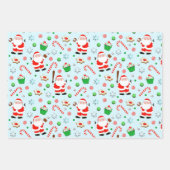 Feuille De Papier Cadeau Cadeaux de Noël de baseball (Devant)