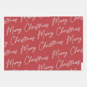 Feuille De Papier Cadeau Cadeaux de Noël magiques (Devant 3)