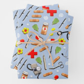 Feuille De Papier Cadeau Cadeaux d'études infirmiers (En situation)