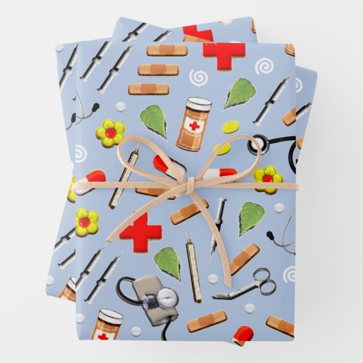 Feuille De Papier Cadeau Cadeaux d'études infirmiers (En situation)