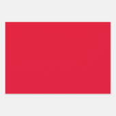 Feuille De Papier Cadeau Cadmium Rouge couleur solide (Devant)