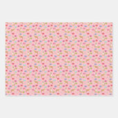 Feuille De Papier Cadeau Café Akita Dog et beignets (Devant)