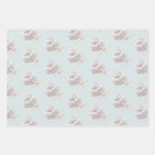 Feuille De Papier Cadeau Café Côte d'Océan Shower de Mariée (Devant 2)