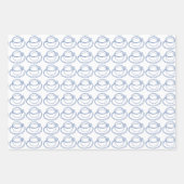 Feuille De Papier Cadeau Café et croissants (Devant 3)