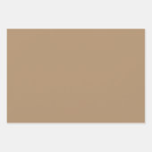 Feuille De Papier Cadeau Café glacé au miel pur Tons Brown 3 Tons (Devant 3)