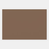 Feuille De Papier Cadeau Cafe Noir Brun Foncé Tons Café Brun Clair 3 Teinte (Devant 2)
