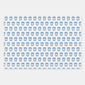 Feuille De Papier Cadeau Café NYC et beignets Petit déjeuner Nourriture noi (Devant 3)