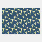 Feuille De Papier Cadeau Cala Lilies et Eucalyptus (Devant 3)