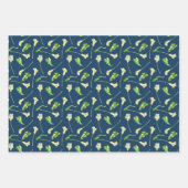 Feuille De Papier Cadeau Cala Lilies et Eucalyptus (Devant 2)