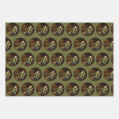 Feuille De Papier Cadeau Calculatrice comptable Comptometer Entreprise Vint (Devant 2)