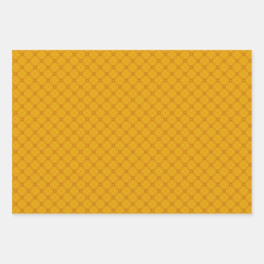 Feuille De Papier Cadeau Calendula (Or) (Devant 2)