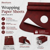 Feuille De Papier Cadeau Calme tiède