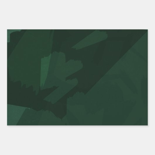 Feuille De Papier Cadeau Caméléon vert mignon (Devant 2)