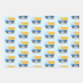 Feuille De Papier Cadeau Camion (Devant 3)