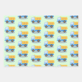 Feuille De Papier Cadeau Camion (Devant 2)