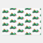 Feuille De Papier Cadeau Camion de recyclage ABC (Devant 3)