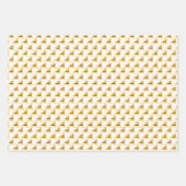 Feuille De Papier Cadeau Camions de construction et Bulldozer Anniversaire (Devant)