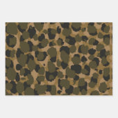 Feuille De Papier Cadeau Camo Abstrait (Devant)