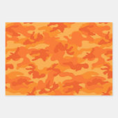 Feuille De Papier Cadeau Camo Adventure Rose Jaune Bleu Orange Amusant (Devant 3)