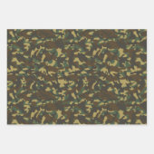 Feuille De Papier Cadeau Camouflage de forêt (Devant 3)