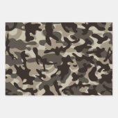 Feuille De Papier Cadeau Camouflage de proximité (Devant)