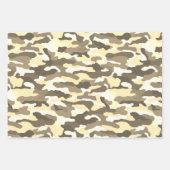 Feuille De Papier Cadeau Camouflage du désert (Devant)