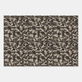 Feuille De Papier Cadeau Camouflage du quartier fermé (Devant 3)
