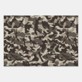 Feuille De Papier Cadeau Camouflage du quartier fermé (Devant 2)