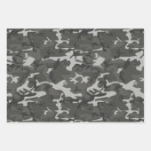 Feuille De Papier Cadeau Camouflage Retour À L'École (Devant 2)