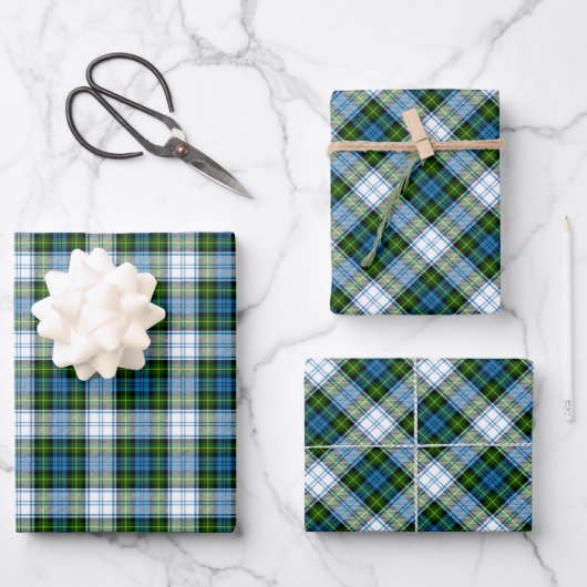 Feuille De Papier Cadeau Campbell Dress Tartan (Recto)