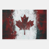 Feuille De Papier Cadeau Canada (Devant 3)