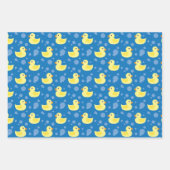 Feuille De Papier Cadeau Canards en caoutchouc (Devant)