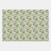 Feuille De Papier Cadeau Canards Mallards Rustiques Sur Les Plaquettes De L (Devant 2)