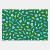 Feuille De Papier Cadeau Candies Sweets Design (Devant 2)